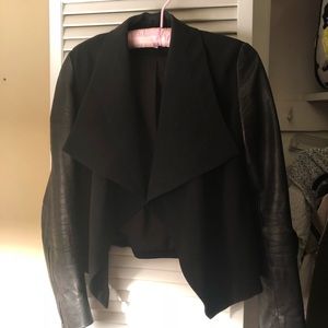 DVF leather blazer/jacket
